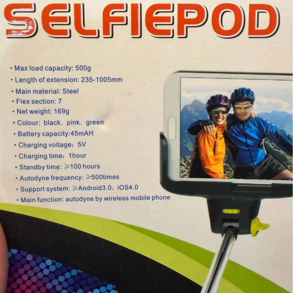 Wireless Mobile Phone Selfie Pod - Green